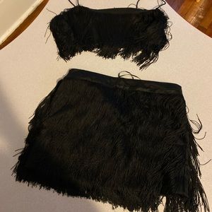 HOUSE OF CB cami top and skirt set